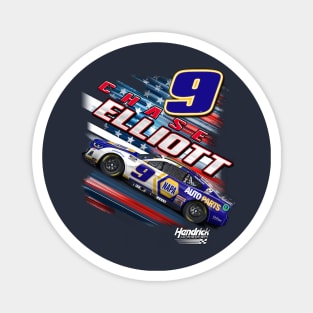 Chase Elliott Patriotic Magnet